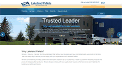 Desktop Screenshot of lakelandpalletsinc.com